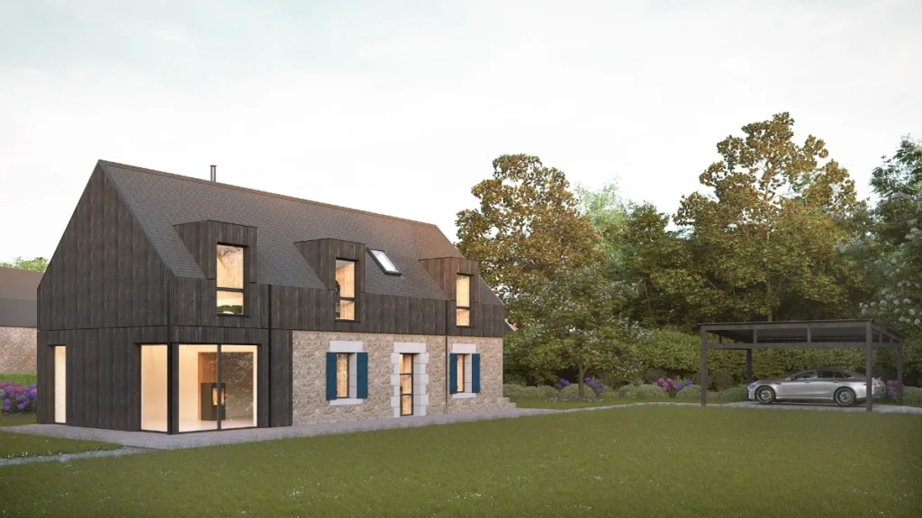Rénovation énergétique d'une maison en pierre à Plouhinec, Morbihan